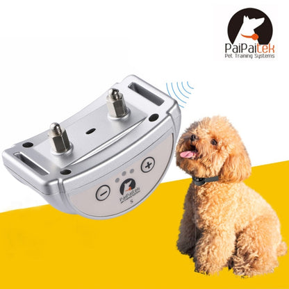 PD258 Automatic Anti Barking Collar Pet Training Control System for Dogs, S Size(Silver) - Training Aids by PMC Jewellery | Online Shopping South Africa | PMC Jewellery | Buy Now Pay Later Mobicred