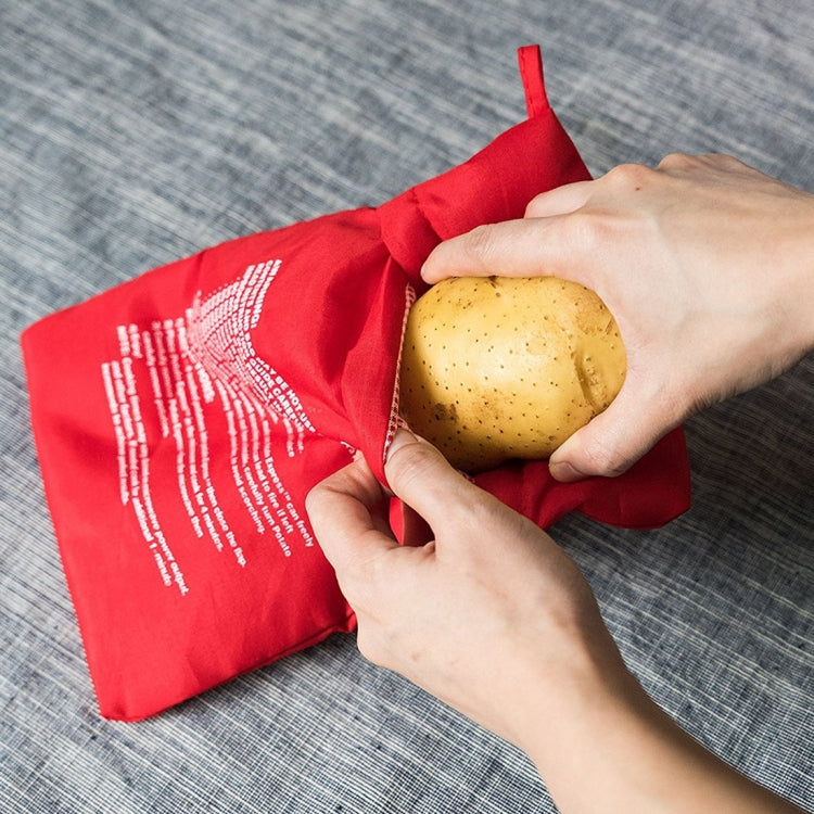 Washable Reusable Microwave Potato Cooker Bag (Cooks Up to 4 Potatoes At The Same Time), Size: 26.7*17.6cm(Red) - Baking mat & Bakewares by PMC Jewellery | Online Shopping South Africa | PMC Jewellery | Buy Now Pay Later Mobicred