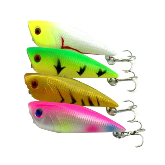 HENGJIA Artificial Fishing Lures Popper Bionic Fishing Bait with Hooks, Length: 7 cm, Random Color Delivery - Fishing Lures by HENGJIA | Online Shopping South Africa | PMC Jewellery | Buy Now Pay Later Mobicred