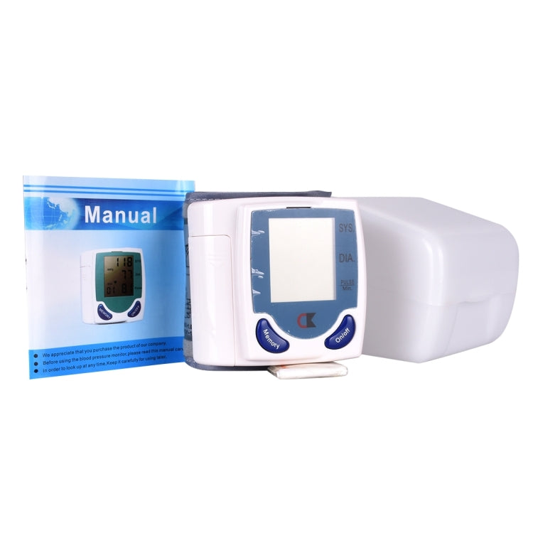 Full Automatic Wrist Cuff Blood Pressure Monitor, 90 Set Memory - free shipping - PMC TechLife - Order now!