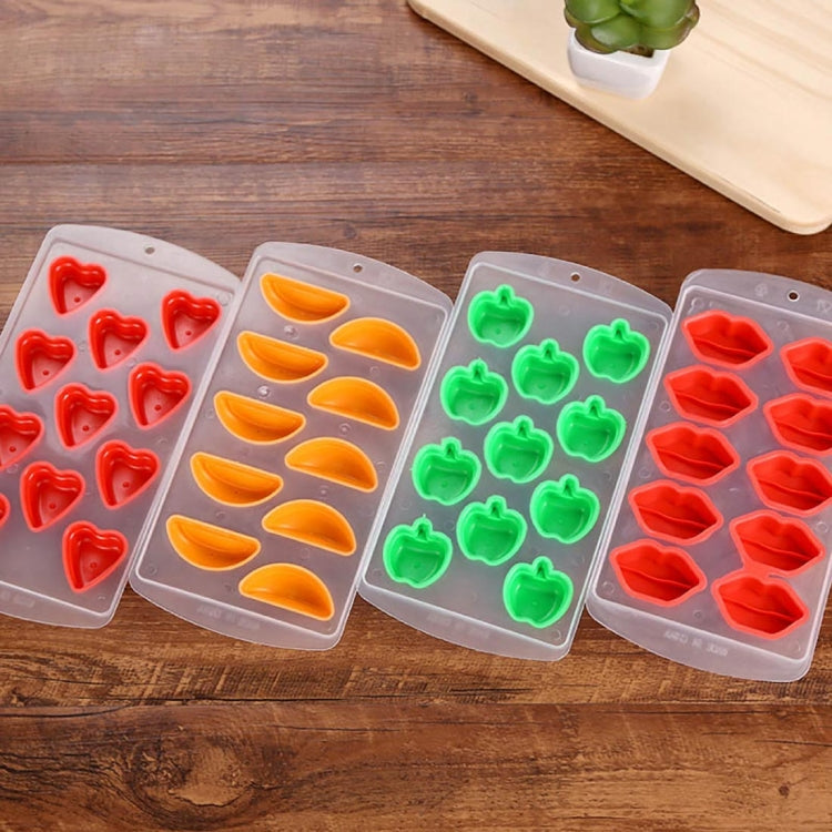 Apple Shaped Silicon Ice Cube Tray / Ice Mold Random Color - Food Molds by PMC Jewellery | Online Shopping South Africa | PMC Jewellery | Buy Now Pay Later Mobicred