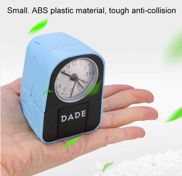 Mini Manual Child Deformation Alarm Clock Robot Toy (Pink) - Alarm Clocks by PMc TechLife | Online Shopping South Africa | PMc TechLife | Buy Now Pay Later Mobicred
