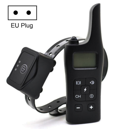885-1 Rechargeable Training Dogs Stop Barkin Remote Control with Collar Receiver, Support Electric Shock & Vibration & Light & Sound Mode, EU Plug - Training Aids by PMC Jewellery | Online Shopping South Africa | PMC Jewellery | Buy Now Pay Later Mobicred