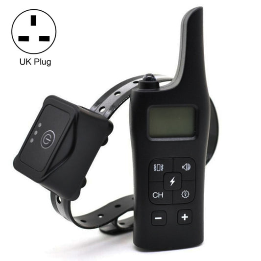885-1 Rechargeable Training Dogs Stop Barkin Remote Control with Collar Receiver, Support Electric Shock & Vibration & Light & Sound Mode, UK Plug - Training Aids by PMC Jewellery | Online Shopping South Africa | PMC Jewellery | Buy Now Pay Later Mobicred