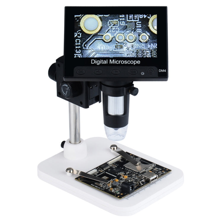 720P 4.3 inch Display Screen HD Industrial Digital Microscope - free shipping - PMC Jewellery - Order now!
