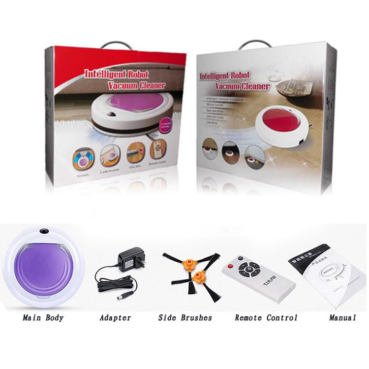 TOCOOL TC-350 Smart Vacuum Cleaner Household Sweeping Cleaning Robot with Remote Control(Purple) - free shipping - PMC TechLife - Order now!
