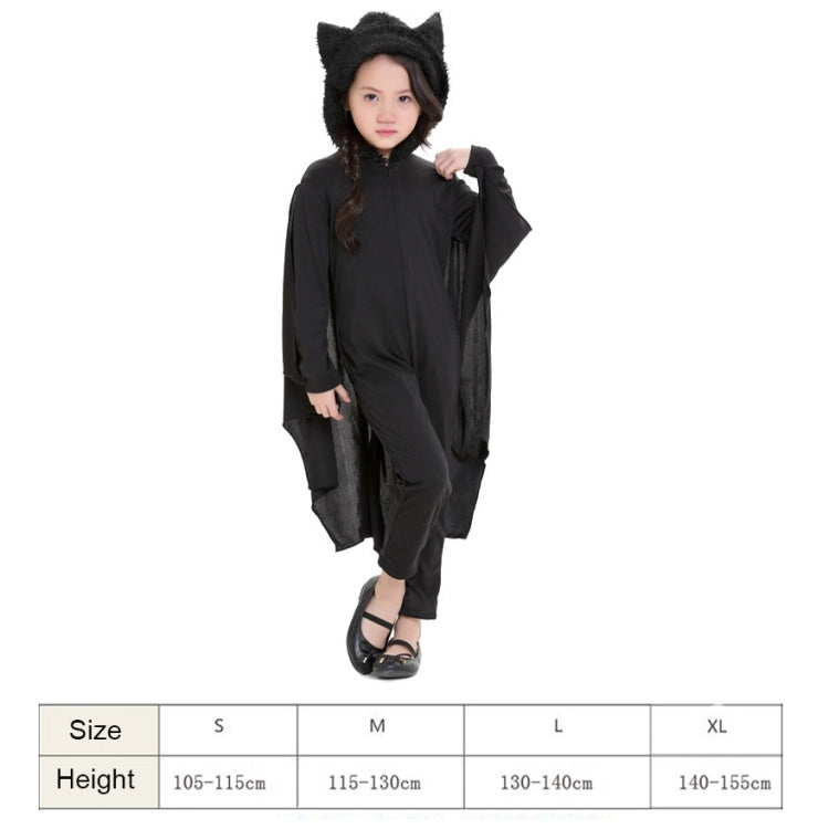 Halloween Costume Children Jumpsuit Bat Style Cosplay Costumes Stage Suit Size:S, Suggested Height:105-115cm - Halloween Clothing by PMC Jewellery | Online Shopping South Africa | PMC Jewellery