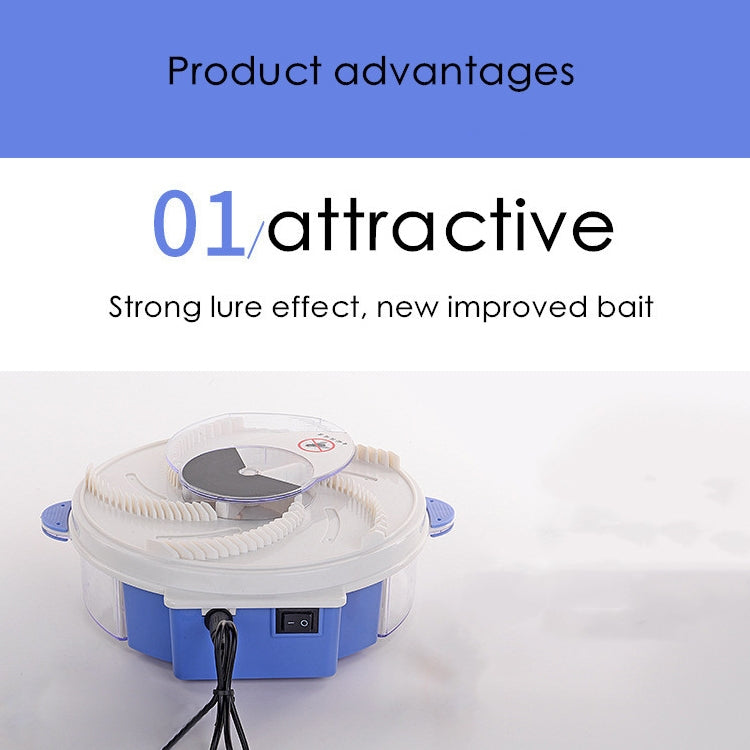 Electric Rotary Fly Catcher Flytrap Mosquito Killer Repellent, US Plug - Repellents by PMC TechLife | Online Shopping South Africa | PMC TechLife