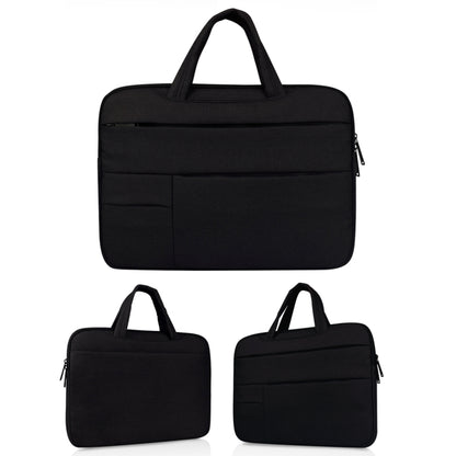 Universal Multiple Pockets Wearable Oxford Cloth Soft Portable Leisurely Handle Laptop Tablet Bag, For 13.3 inch and Below Macbook, Samsung, Lenovo, Sony, DELL Alienware, CHUWI, ASUS, HP (Black) - 13.3 inch by PMC Jewellery | Online Shopping South Africa | PMC Jewellery | Buy Now Pay Later Mobicred