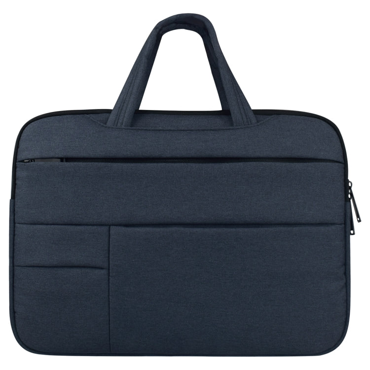 Universal Multiple Pockets Wearable Oxford Cloth Soft Portable Leisurely Handle Laptop Tablet Bag, For 15.6 inch and Below Macbook, Samsung, Lenovo, Sony, DELL Alienware, CHUWI, ASUS, HP (navy) - 15.6 - 17 inch by PMC Jewellery | Online Shopping South Africa | PMC Jewellery | Buy Now Pay Later Mobicred