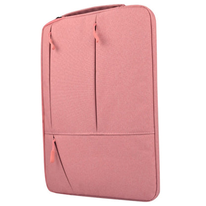 Universal Multiple Pockets Wearable Oxford Cloth Soft Portable Simple Business Laptop Tablet Bag, For 14 inch and Below Macbook, Samsung, Lenovo, Sony, DELL Alienware, CHUWI, ASUS, HP(Pink) - 15 inch by PMC Jewellery | Online Shopping South Africa | PMC Jewellery | Buy Now Pay Later Mobicred