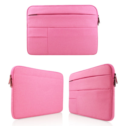 Universal Multiple Pockets Wearable Oxford Cloth Soft Portable Leisurely Laptop Tablet Bag, For 12 inch and Below Macbook, Samsung, Lenovo, Sony, DELL Alienware, CHUWI, ASUS, HP (Magenta) - 12.1 inch by PMC Jewellery | Online Shopping South Africa | PMC Jewellery | Buy Now Pay Later Mobicred