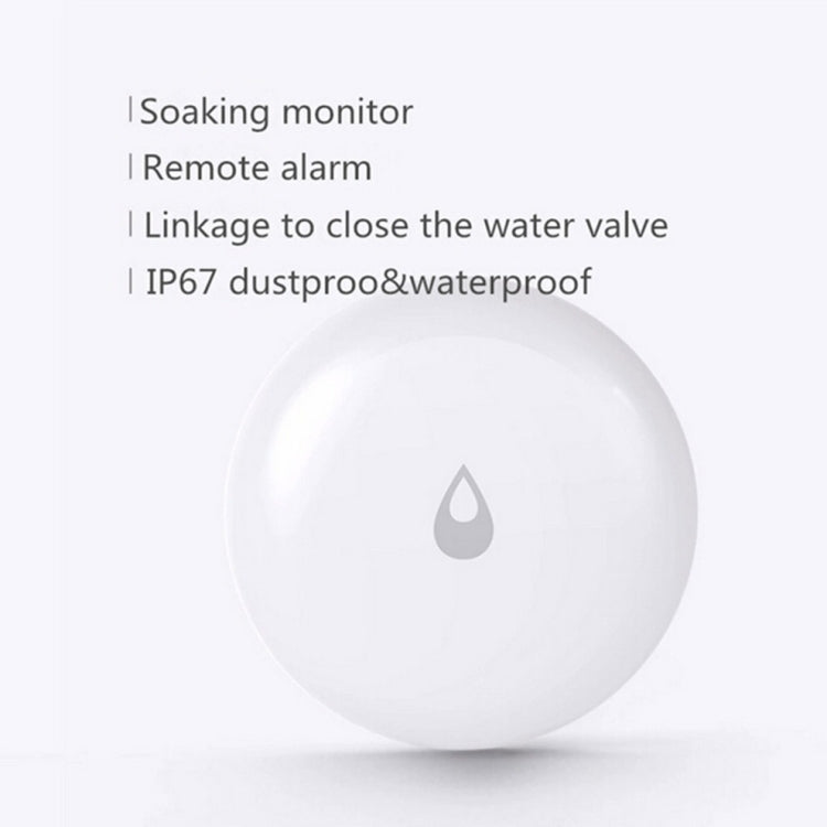 Original Xiaomi Youpin Aqara Water Immersing Sensor Flood Water Leak Detector for Home Remote Alarm Security Soaking Sensor, with the Xiaomi Multifunctional Gateway Use (CA1001)(White) - Water Leakage Alarm by Xiaomi | Online Shopping South Africa | PMC Jewellery | Buy Now Pay Later Mobicred