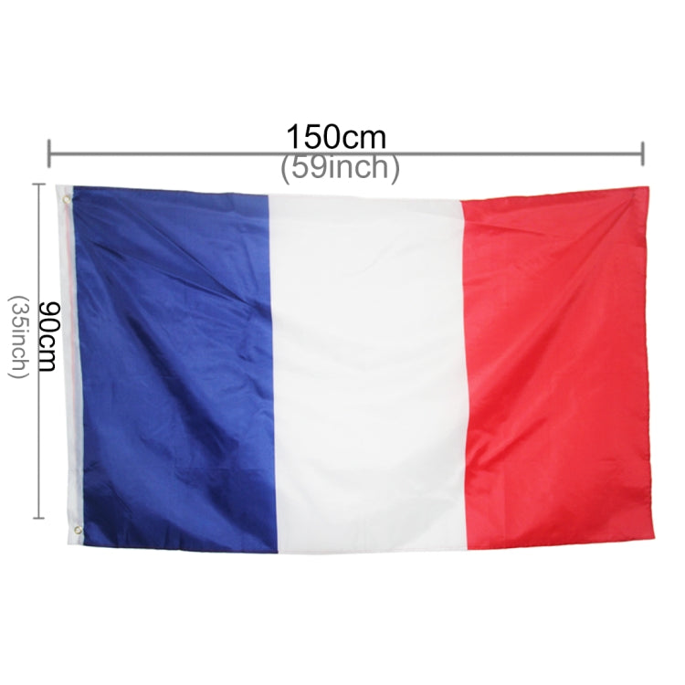 Polyester Material French Flag, Size: 150*90cm - Flags & Banners by PMC Jewellery | Online Shopping South Africa | PMC Jewellery