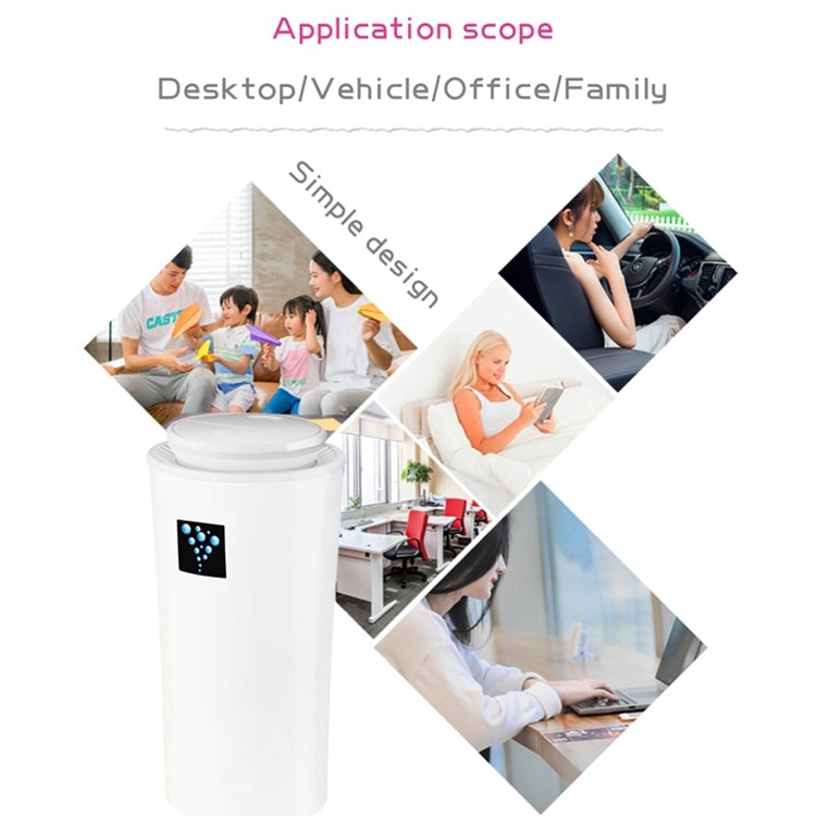Small-3 2W Humidifier Moisture Meter Moisturizing Instrument with LED Night Light, Water Tank Capacity: 260ml(White) - Air Purifiers & Accessories by PMC TechLife | Online Shopping South Africa | PMC TechLife | Buy Now Pay Later Mobicred