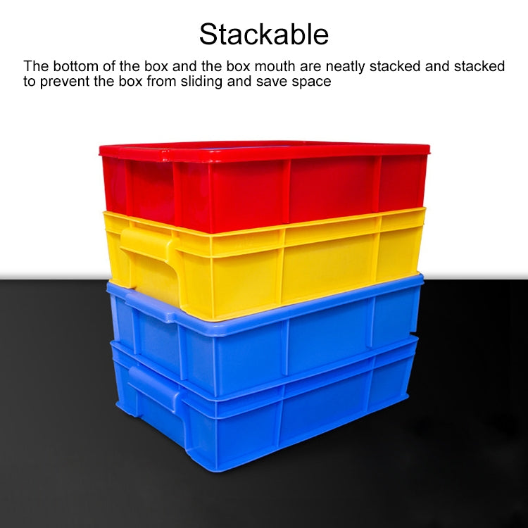 Thick Multi-function Material Box Brand New Flat Plastic Parts Box Tool Box, Size: 20.7cm x 13.7cm x 6.4cm(Yellow) - Storage Bags & Boxes by PMC TechLife | Online Shopping South Africa | PMC TechLife | Buy Now Pay Later Mobicred