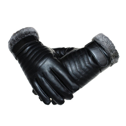 Protective Riding Winter Outdoor Sports Touch Screen Thickened Splashproof Windproof Warm Polyester Gloves for Male - Locomotive Gloves by PMC Jewellery | Online Shopping South Africa | PMC Jewellery