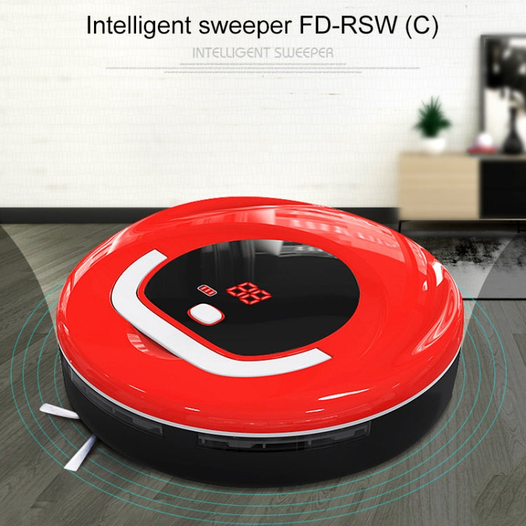 FD-RSW(C) Smart Household Sweeping Machine Cleaner Robot(Red) - Robot Vacuum Cleaner by PMC TechLife | Online Shopping South Africa | PMC TechLife | Buy Now Pay Later Mobicred