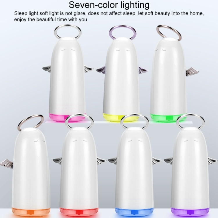 TSHM0 Mini Angel Atomizing Humidifier with Colorful Night Lights, Water Tank Capacity: 230mL(Pink) - free shipping - PMC TechLife - Order now!