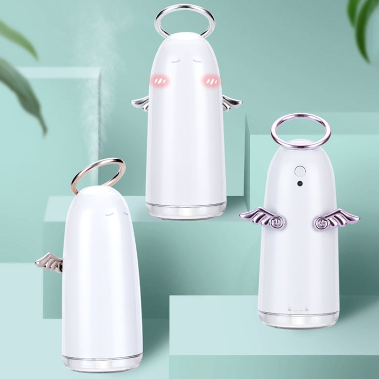 TSHM0 Mini Angel Atomizing Humidifier with Colorful Night Lights, Water Tank Capacity: 230mL(Pink) - free shipping - PMC TechLife - Order now!