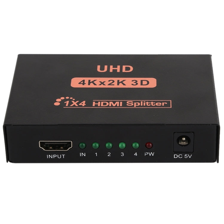 CY10 UHD 4K x 2K 3D 1 x 4 HDMI Splitter (UK Plug) - Splitter by PMC TechLife | Online Shopping South Africa | PMC TechLife | Buy Now Pay Later Mobicred