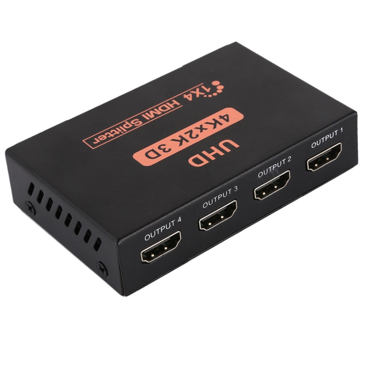 CY10 UHD 4K x 2K 3D 1 x 4 HDMI Splitter (UK Plug) - Splitter by PMC TechLife | Online Shopping South Africa | PMC TechLife | Buy Now Pay Later Mobicred