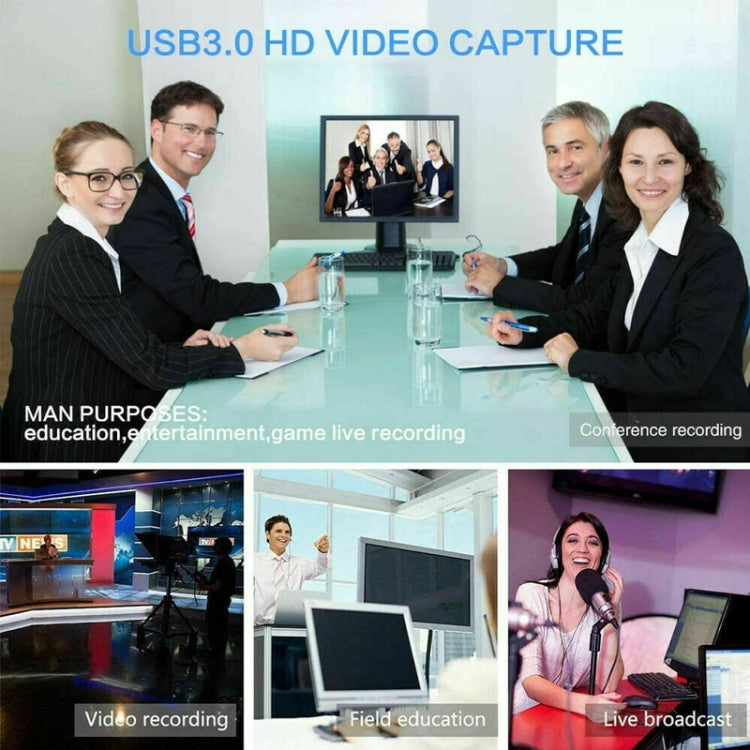 K004 HDMI to USB 3.0 UVC HD Video Capture (Black) - free shipping - PMC Jewellery - Order now!