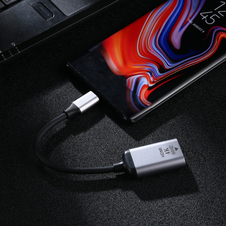 4K 60HZ HDMI Female to Type-C / USB-C Male Connecting Adapter Cable - Adapter by PMC Jewellery | Online Shopping South Africa | PMC Jewellery | Buy Now Pay Later Mobicred