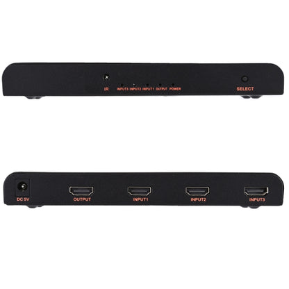 3X1 4K/60Hz HDMI 2.0 Switch with Remote Control, EU Plug - Switch by PMC Jewellery | Online Shopping South Africa | PMC Jewellery | Buy Now Pay Later Mobicred