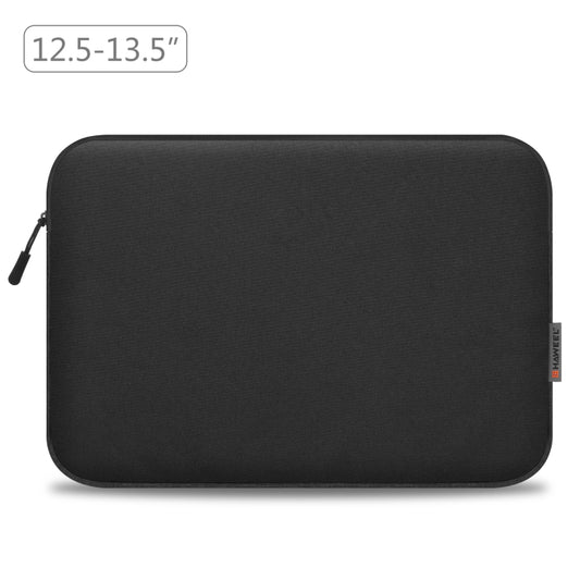 HAWEEL 13 inch Laptop Sleeve Case Zipper Briefcase Bag for 12.5-13.5 inch Laptop(Black) - 12.1 inch by HAWEEL | Online Shopping South Africa | PMC Jewellery | Buy Now Pay Later Mobicred