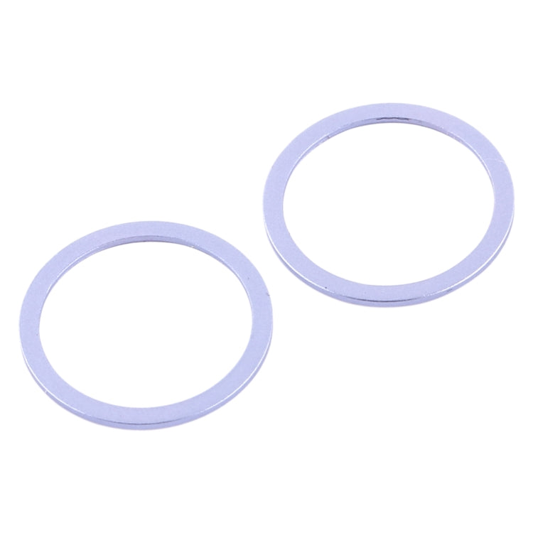 2 PCS Rear Camera Glass Lens Metal Protector Hoop Ring for iPhone 12(Purple) - free shipping - PMc TechLife - Order now!