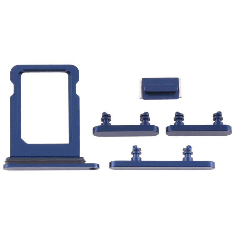 SIM Card Tray + Side Keys for iPhone 12 Mini(Blue) - Metal Parts by PMc TechLife | Online Shopping South Africa | PMc TechLife | Buy Now Pay Later Mobicred