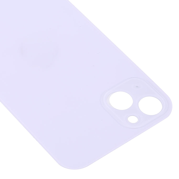 Easy Replacement Big Camera Hole Glass Back Battery Cover for iPhone 14(Purple) - Back Cover by PMC Jewellery | Online Shopping South Africa | PMC Jewellery