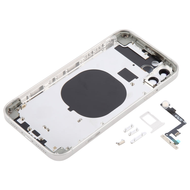 Back Cover with Appearance Imitation of iP15 Pro for iPhone 11(White) - Back Cover by PMC Jewellery | Online Shopping South Africa | PMC Jewellery | Buy Now Pay Later Mobicred