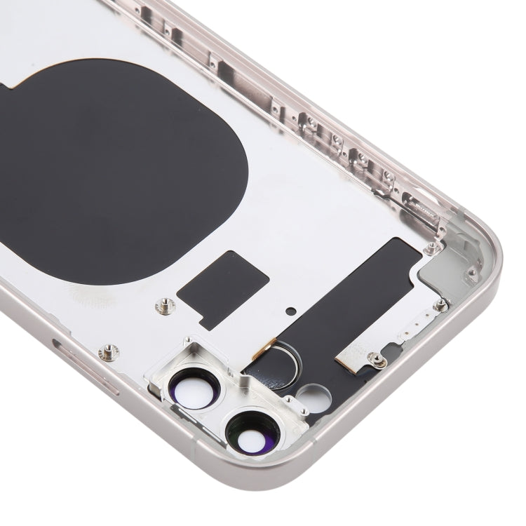 Back Cover with Appearance Imitation of iP15 Pro for iPhone 11(White) - Back Cover by PMC Jewellery | Online Shopping South Africa | PMC Jewellery | Buy Now Pay Later Mobicred