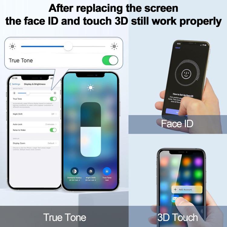 JK Hard OLED Screen For iPhone 15 Pro Max - free shipping - PMC TechLife - Order now!