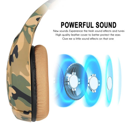 ONIKUMA K1-B Deep Bass Noise Canceling Camouflage Gaming Headphone with Microphone(Yellow) - Multimedia Headset by ONIKUMA | Online Shopping South Africa | PMC Jewellery | Buy Now Pay Later Mobicred