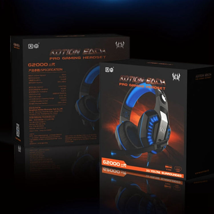 KOTION EACH G2000 Stereo Bass Gaming Headphone with Microphone & LED Light, For PS4, Smartphone, Tablet, Computer, Notebook - free shipping - PMC Jewellery - Order now!