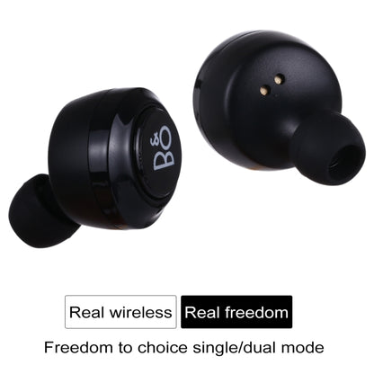 Air Twins TWS1 Bluetooth V5.0 Wireless Stereo Earphones with Magnetic Charging Box(Black) - TWS Earphone by PMC Jewellery | Online Shopping South Africa | PMC Jewellery | Buy Now Pay Later Mobicred