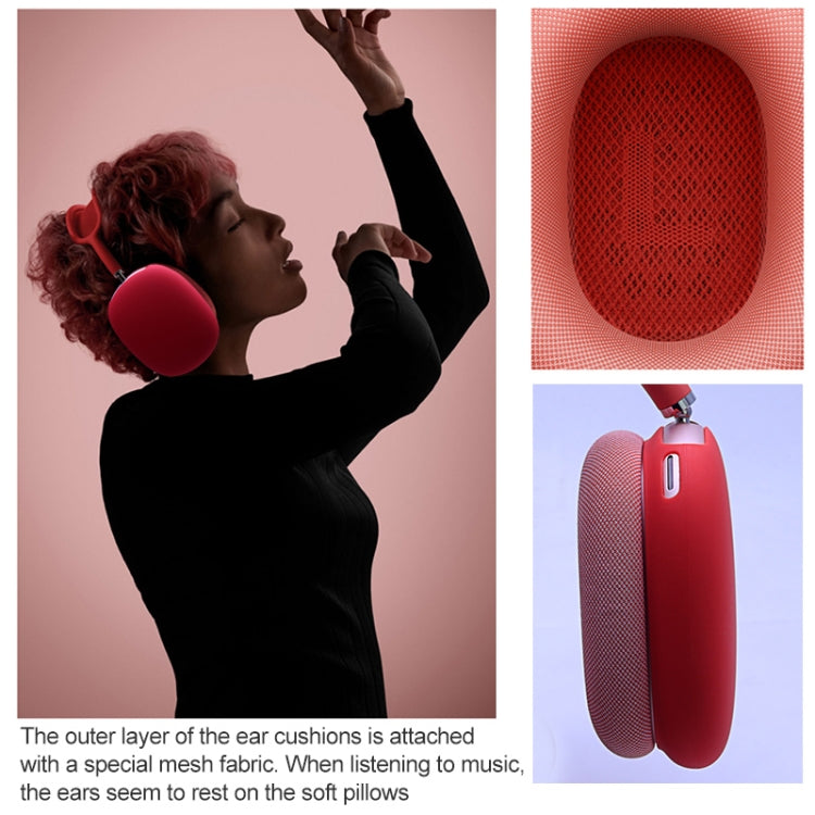A Pair Full Coverage Anti-scratch Silicone Headphone Protective Case for AirPods Max(Black) - For AirPods Max by PMC TechLife | Online Shopping South Africa | PMC TechLife