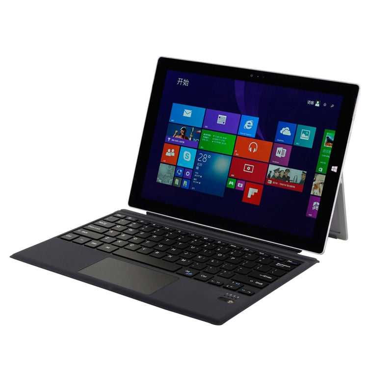 1089A Magnetic Charging Bluetooth V3.0 Keyboard + Microfiber Leather Tablet Case for Microsoft Surface Pro 3 / 4 / 5 / 6(Black) - Others Keyboard by PMC TechLife | Online Shopping South Africa | PMC TechLife