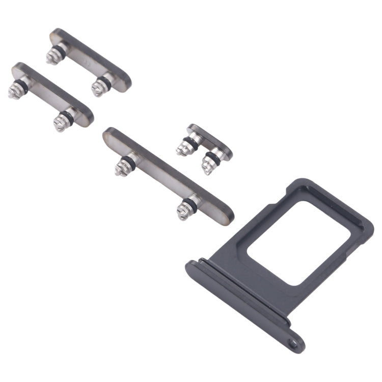 For iPhone 16 Pro Max Original SIM Card Tray + Side Keys (Black) - Others by PMC Jewellery | Online Shopping South Africa | PMC Jewellery | Buy Now Pay Later Mobicred