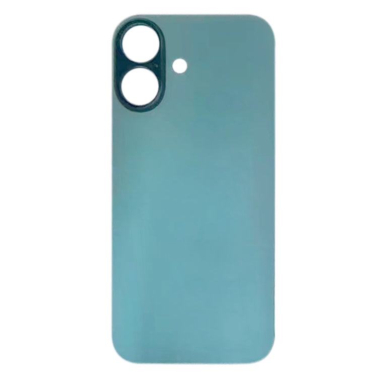 For iPhone 16 Plus Easy Replacement Big Camera Hole Glass Back Battery Cover(Green) -  by PMC Jewellery | Online Shopping South Africa | PMC Jewellery | Buy Now Pay Later Mobicred