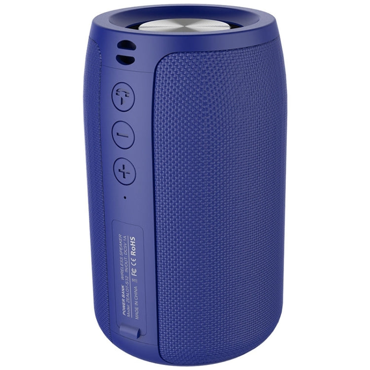 ZEALOT S32 5W HiFi Bass Wireless Bluetooth Speaker, Support Hands-free / USB / AUX (Blue) - Desktop Speaker by ZEALOT | Online Shopping South Africa | PMC Jewellery | Buy Now Pay Later Mobicred