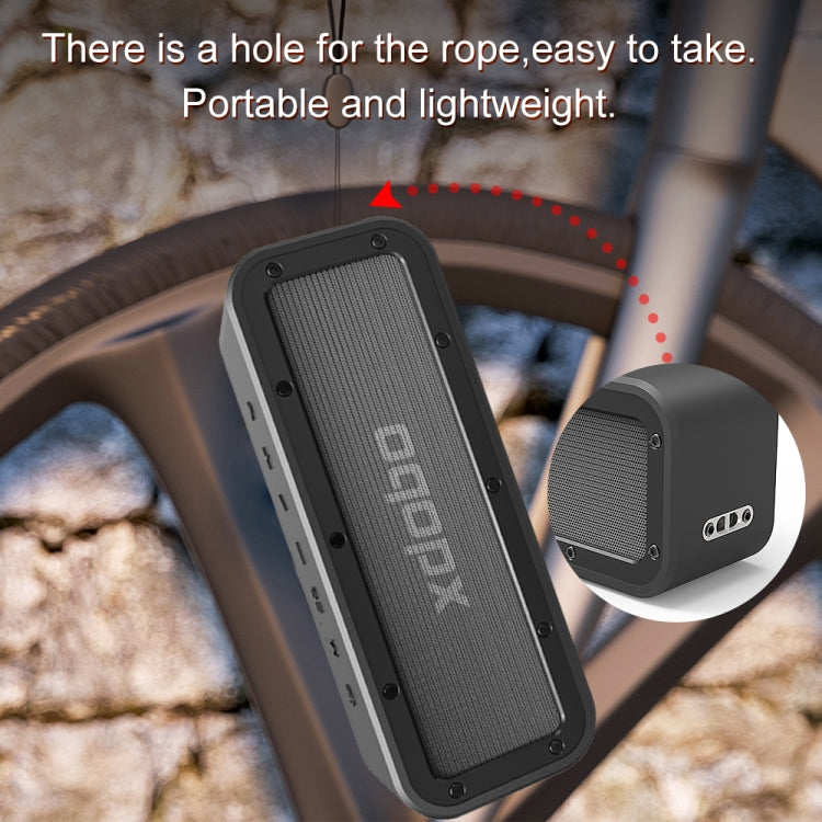 XDOBO Wake 1983 IPX7 Waterproof Portable Outdoor Wireless Bluetooth Speaker (Black) - free shipping - PMC Jewellery - Order now!