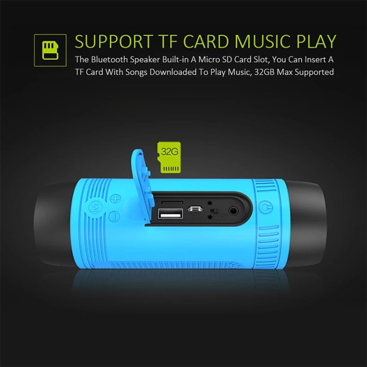 ZEALOT S1 Bluetooth 4.0 Wireless Wired Stereo Speaker Subwoofer Audio Receiver with 4000mAh Battery, Support 32GB Card, For iPhone, Galaxy, Sony, Lenovo, HTC, Huawei, Google, LG, Xiaomi, other Smartphones(Blue) - Desktop Speaker by ZEALOT | Online Shopping South Africa | PMC Jewellery | Buy Now Pay Later Mobicred