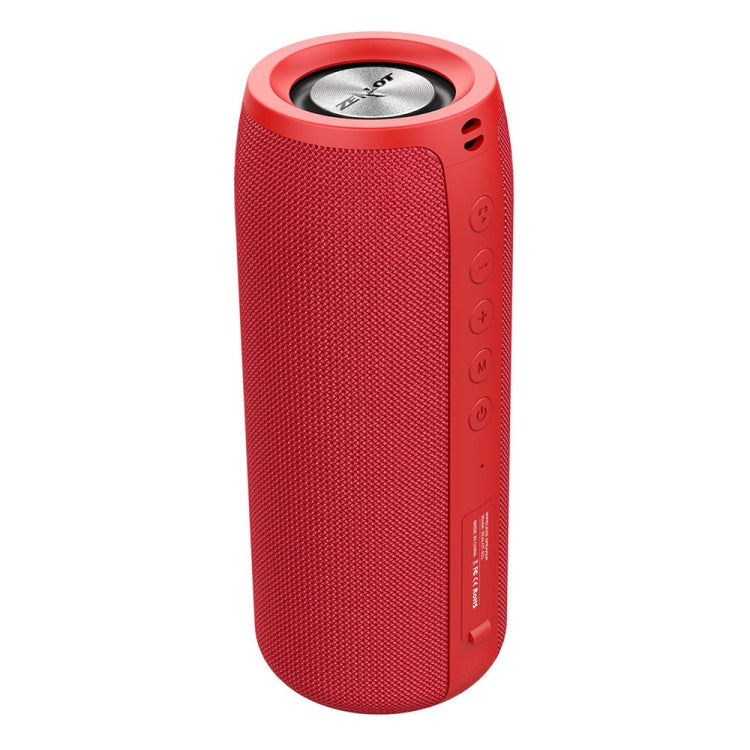 ZEALOT S51 Portable Stereo Bluetooth Speaker with Built-in Mic, Support Hands-Free Call & TF Card & AUX(Red) - Desktop Speaker by ZEALOT | Online Shopping South Africa | PMC Jewellery | Buy Now Pay Later Mobicred