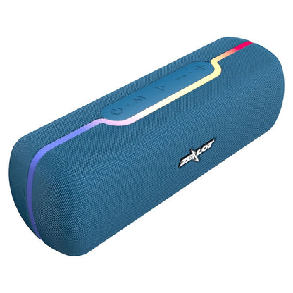 ZEALOT S55 Portable Stereo Bluetooth Speaker with Built-in Mic, Support Hands-Free Call & TF Card & AUX (Blue) - Desktop Speaker by ZEALOT | Online Shopping South Africa | PMC Jewellery | Buy Now Pay Later Mobicred