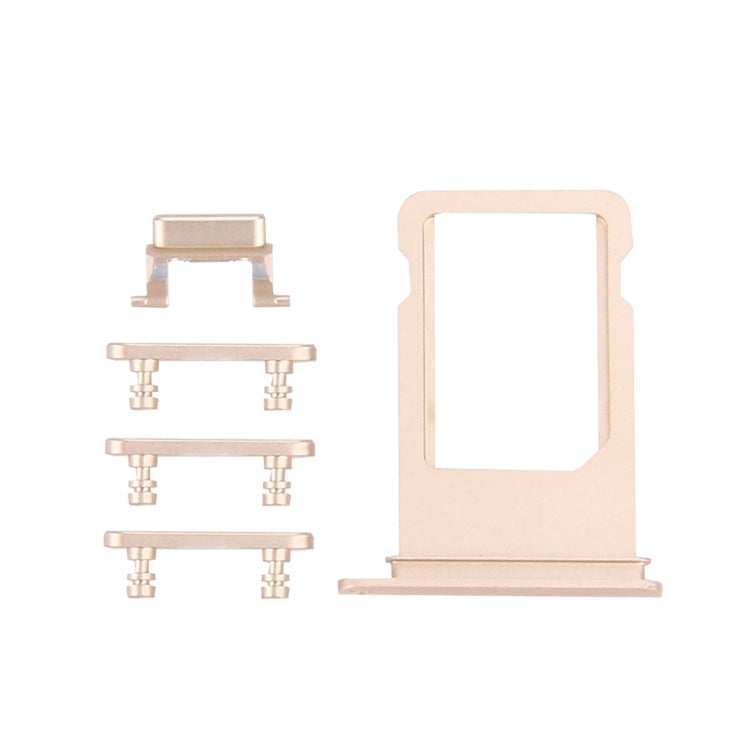 Card Tray + Volume Control Key + Power Button + Mute Switch Vibrator Key for iPhone 7 Plus(Gold) - iPhone 7 Plus Parts by PMc TechLife | Online Shopping South Africa | PMc TechLife | Buy Now Pay Later Mobicred
