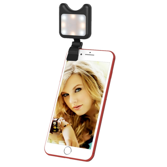 APEXEL APL-FL01 Universal Phone Camera Lens Selfie LED Fill Light with Clip, For iPhone, Samsung, Huawei, Xiaomi, HTC and Other Smartphones(Black) - Selfie Light by APEXEL | Online Shopping South Africa | PMC Jewellery | Buy Now Pay Later Mobicred